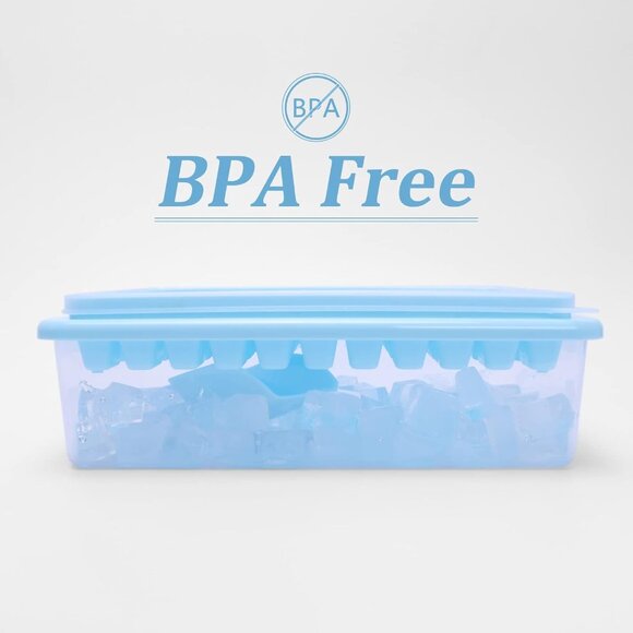 SFL Ice Cube Tray With Lid And Bin,55x3 Pcs Silicone Ice Cube Molds,Ice Trays Fo - Picture 4 of 8